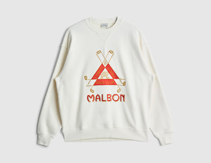 Malbon Trinity Crewneck / Cream