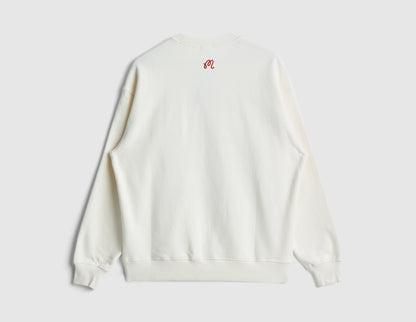Malbon Trinity Crewneck / Cream