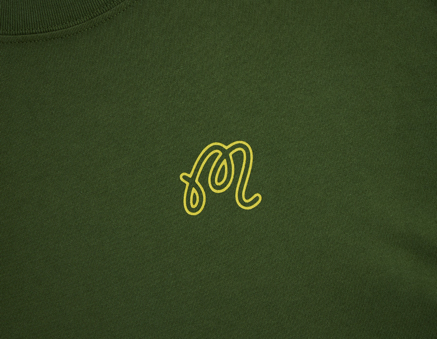 Malbon Bermuda Trinity T-Shirt / Chive