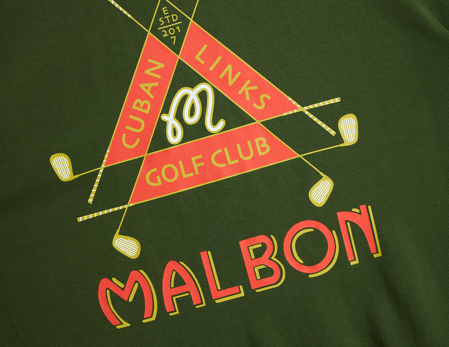Malbon Bermuda Trinity T-Shirt / Chive