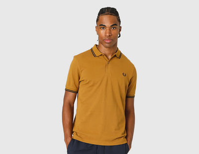 Fred Perry Twin Tipped Shirt / Dark Caramel