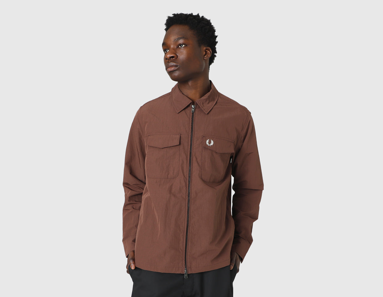 Brown fred shop perry shirt