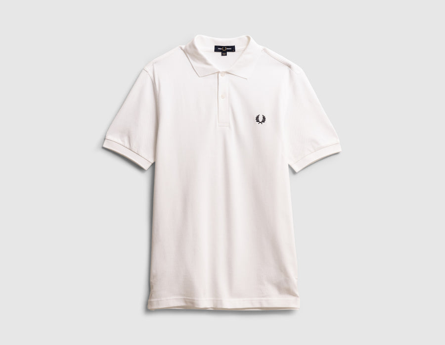 Fred Perry Plain Polo Shirt / White