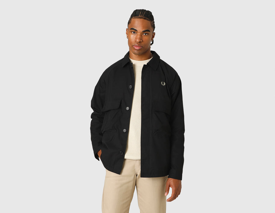 Fred Perry Utility Overshirt / Black