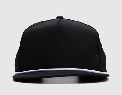 Malbon Poly Rope 5-Panel Hat / Black