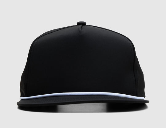 Malbon Poly Rope 5-Panel Hat / Black