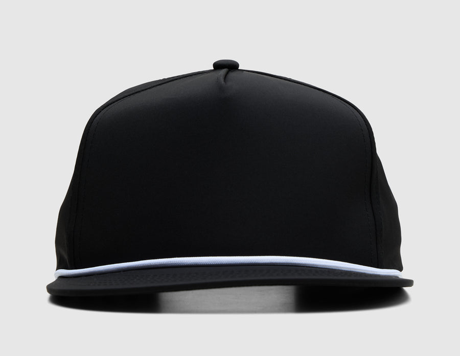 Malbon Poly Rope 5-Panel Hat / Black