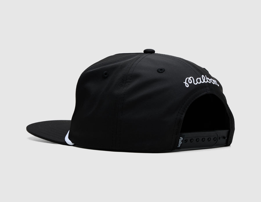 Malbon Poly Rope 5-Panel Hat / Black