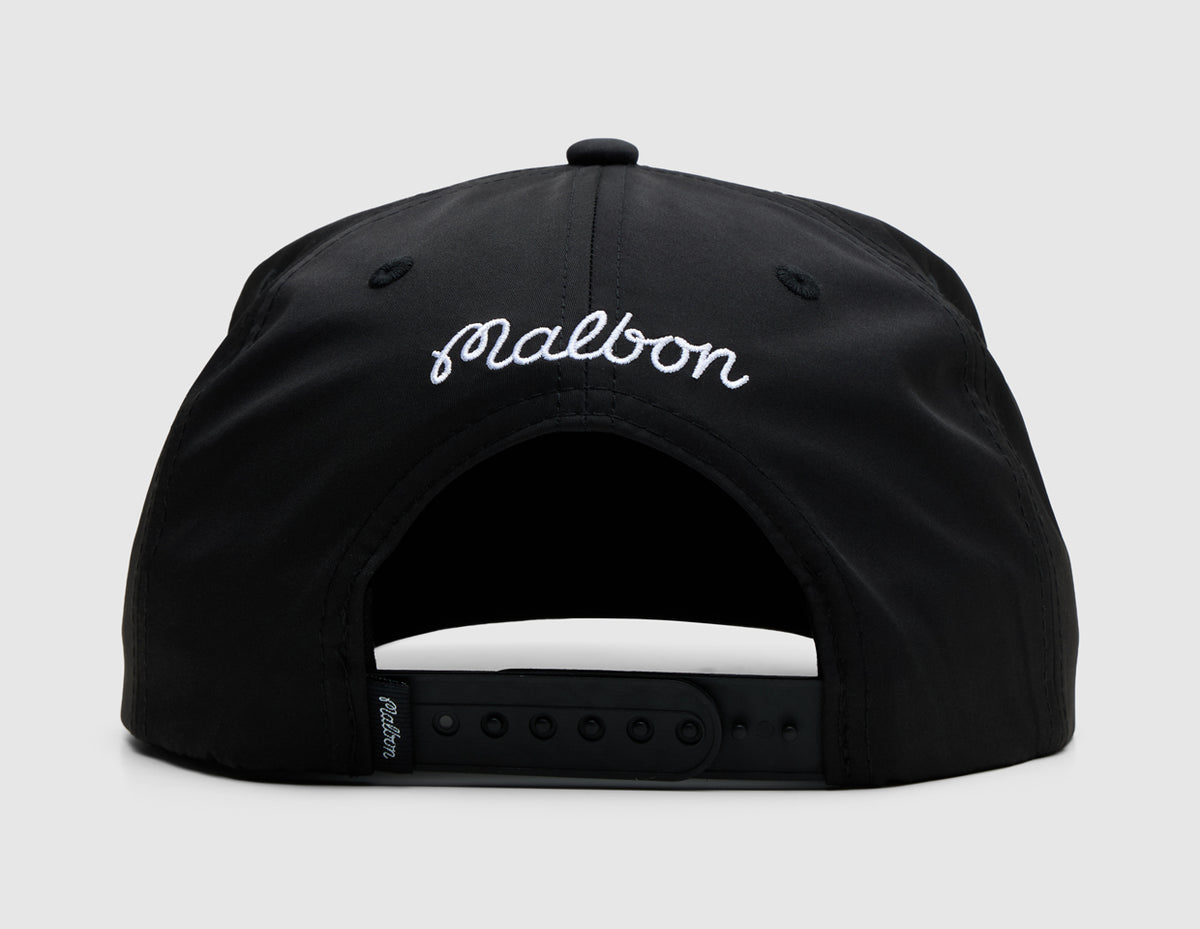 Malbon Poly Rope 5-Panel Hat / Black