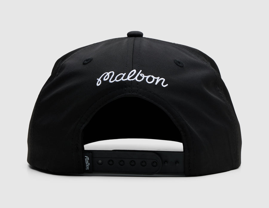Malbon Poly Rope 5-Panel Hat / Black