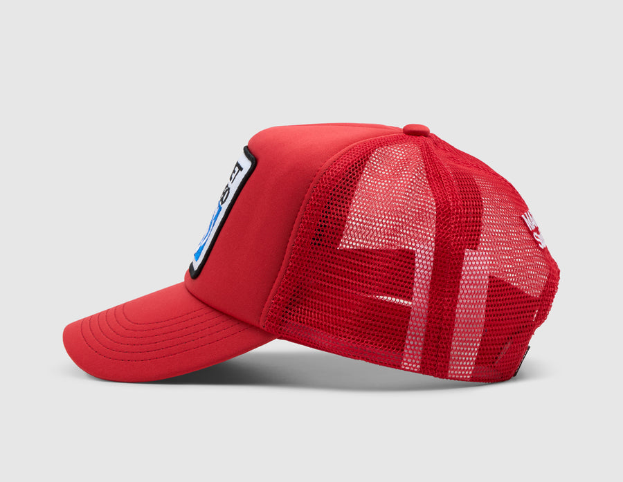 Market 90 Degrees Trucker Hat / Flame Scarlet