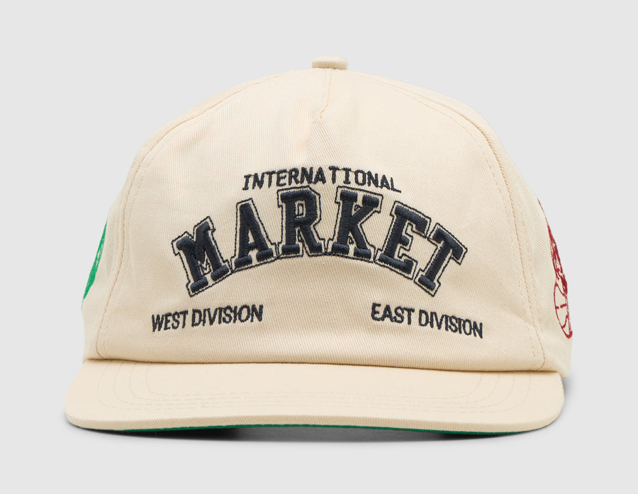 Market West East 5 Panel Hat / Unbleached
