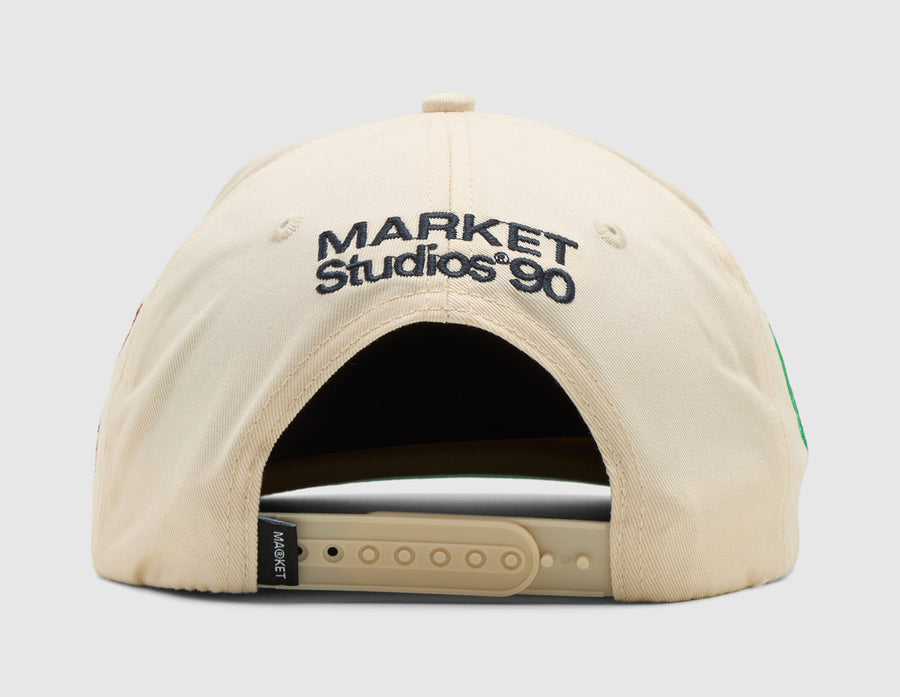 Market West East 5 Panel Hat / Unbleached