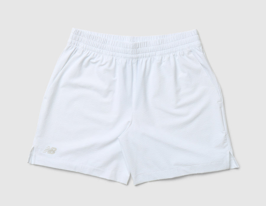 New Balance Tournament Seersucker Shorts White