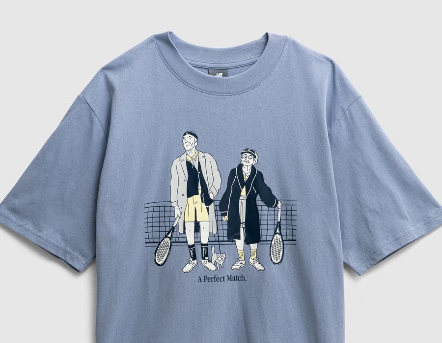 New Balance A Perfect Match T-Shirt Blue
