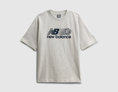 New Balance Hoops T-Shirt Ash