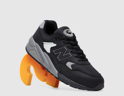 New Balance 580 Black / Shadow Grey - Low Top