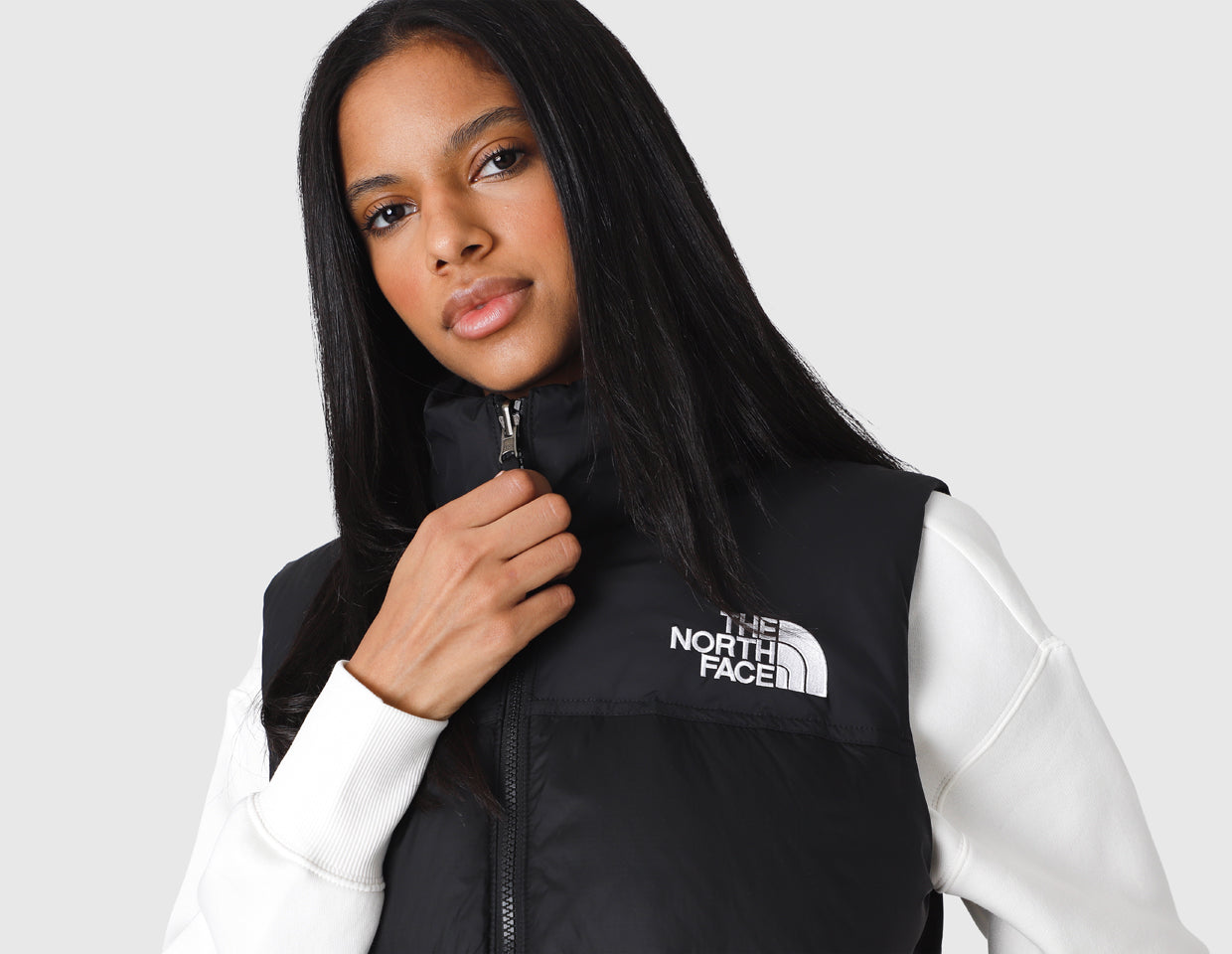The North Face Women's Nuptse Vest / Recycled TNF Black – size? Canada
