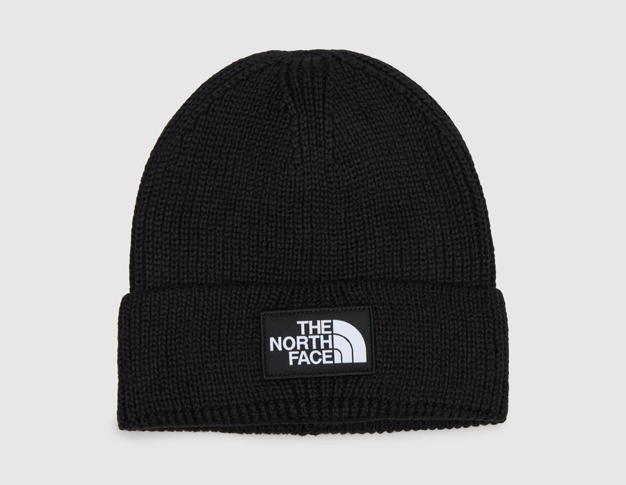 The North Face Logo Box Cuffed Beanie / TNF Black