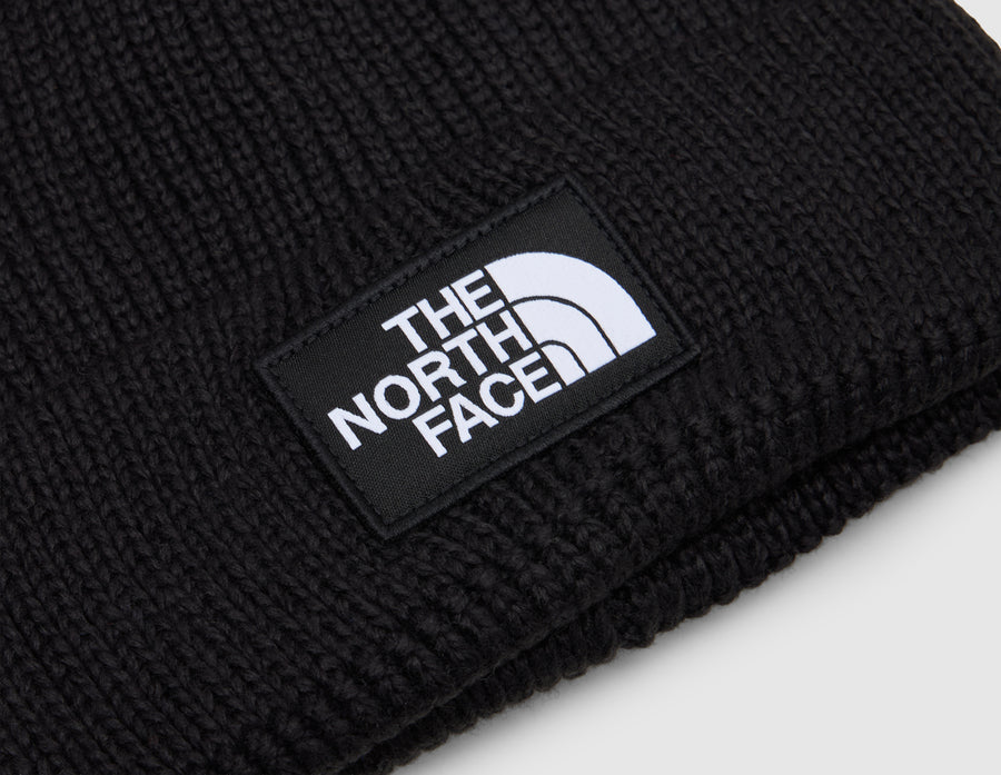 The North Face Logo Box Cuffed Beanie / TNF Black