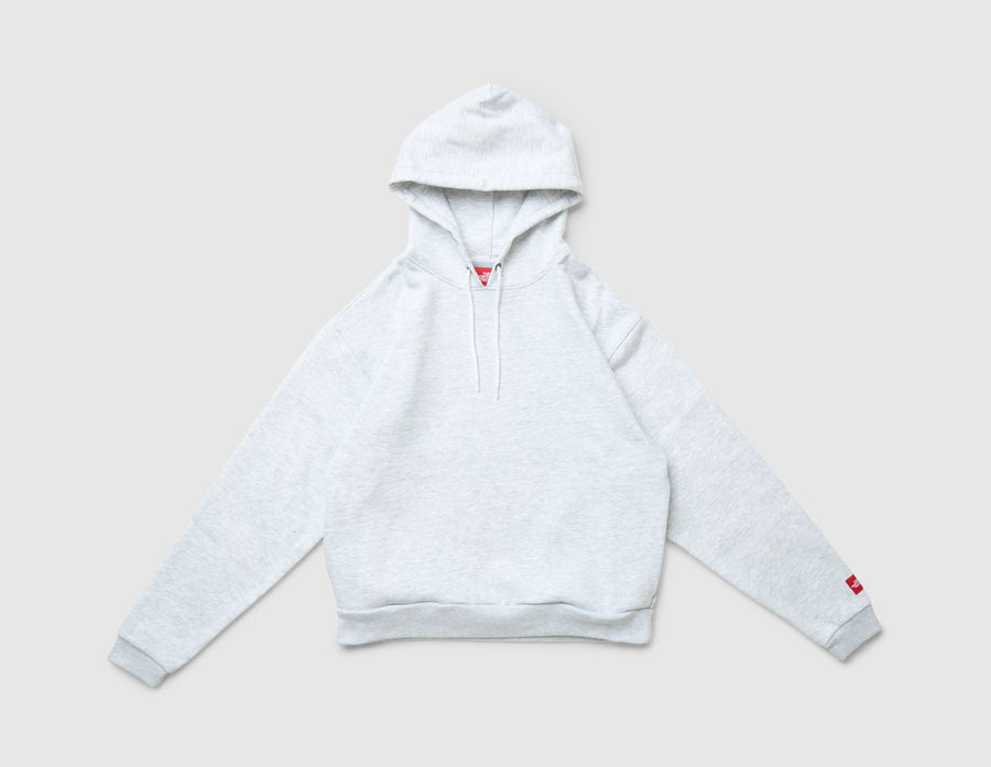 The North Face Red Box Hoodie / Heather Grey