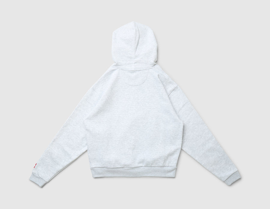 The North Face Red Box Hoodie / Heather Grey