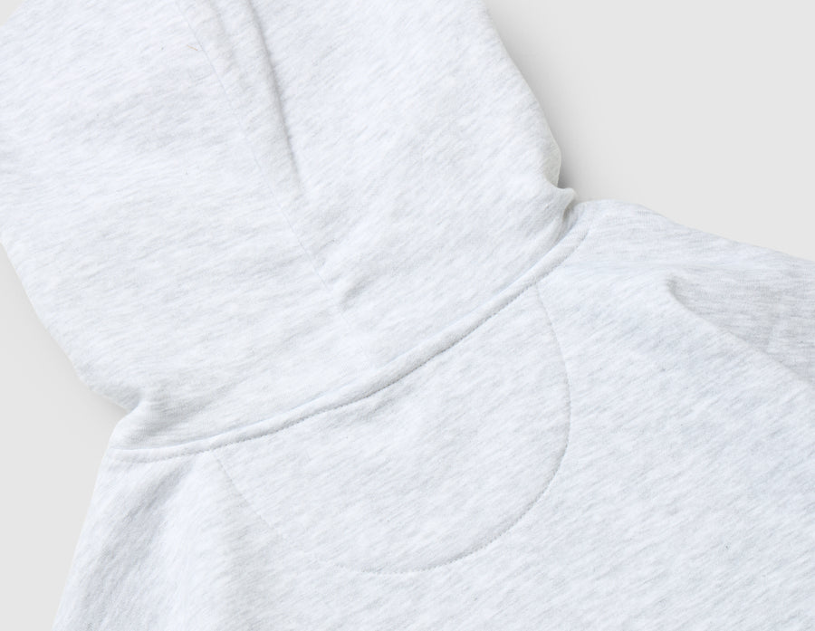 The North Face Red Box Hoodie / Heather Grey