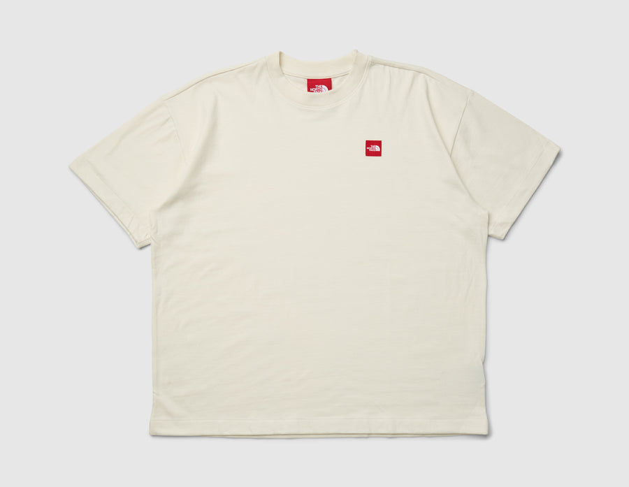 The North Face Red Box Short Sleeve Tee / White Dune