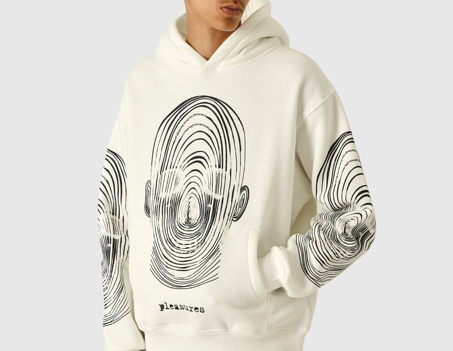 Pleasures Guilty Pullover Hoodie White / Off White