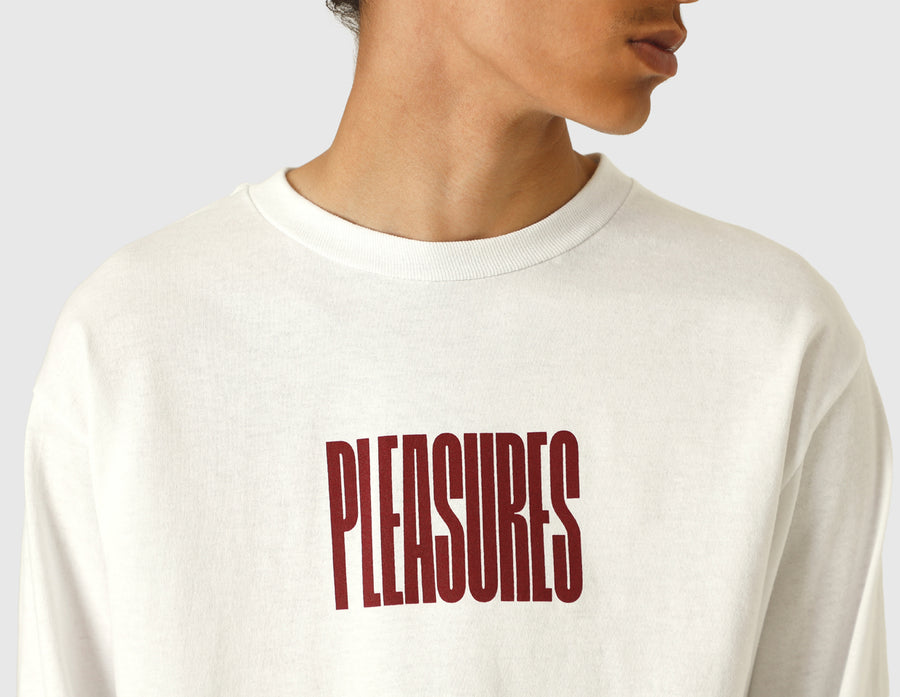 Pleasures Master Long Sleeve T-shirt / White
