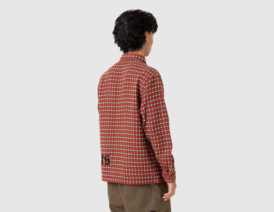 Pleasures Cross Work Shirt / Red
