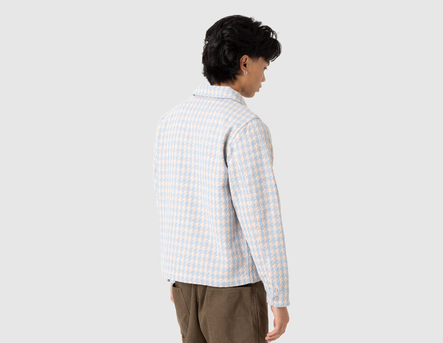 Pleasures Folklore Plaid Work Jacket / Powder Blue