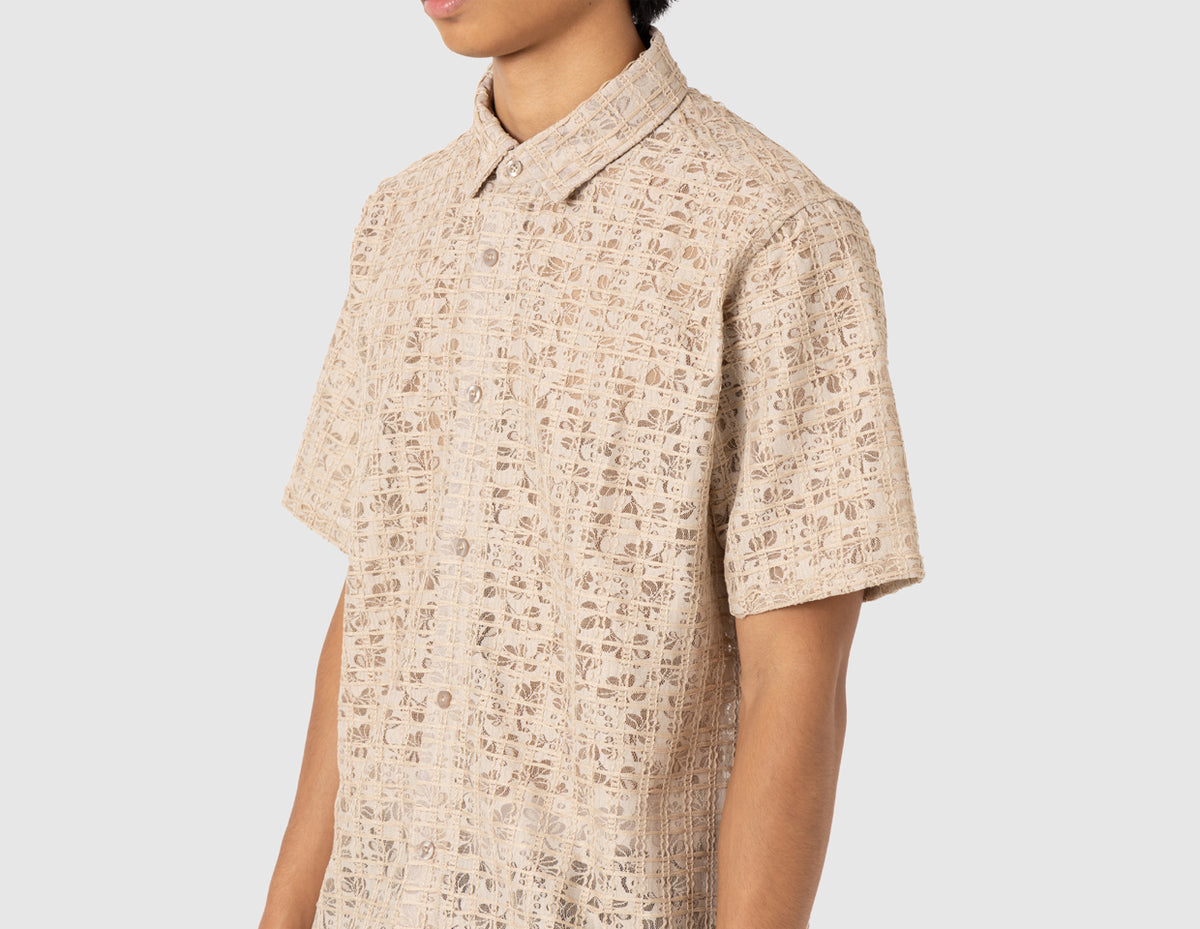 Pleasures Lacy Button Down / Tan