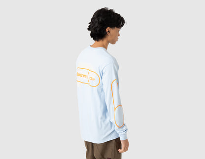 Pleasures Pixel P Long Sleeve / Light Blue