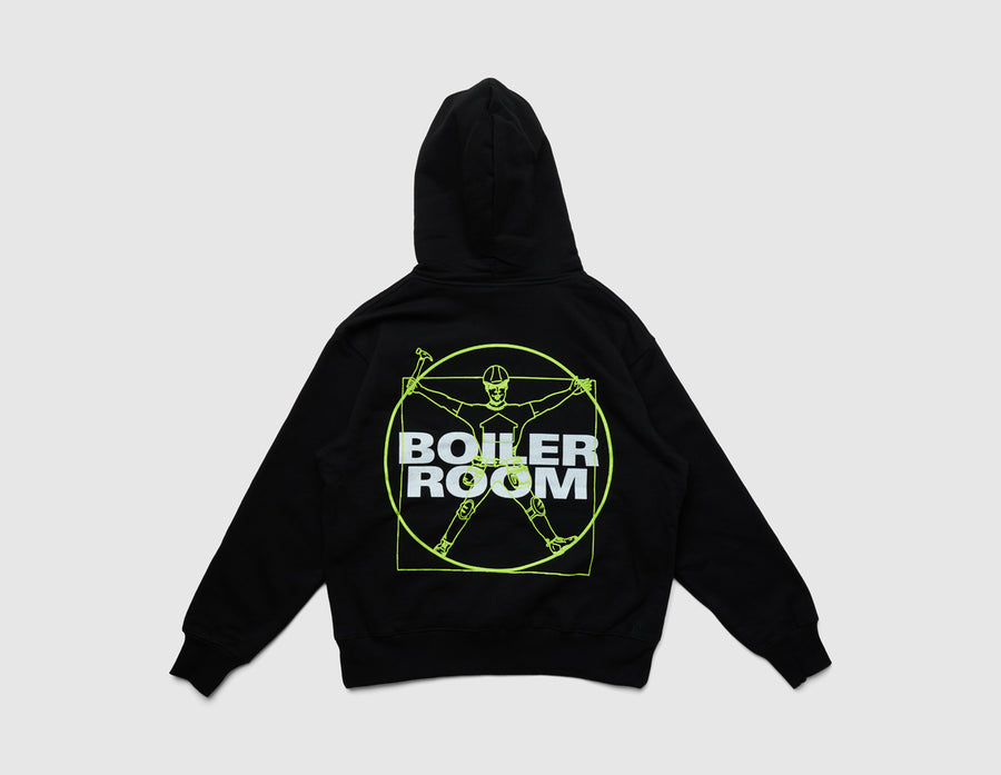 Pleasures Boiler Room Workman Hoodie / Black