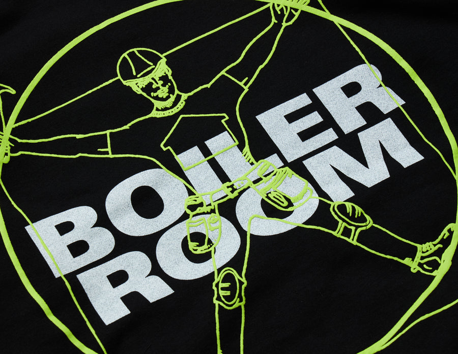 Pleasures Boiler Room Workman Hoodie / Black