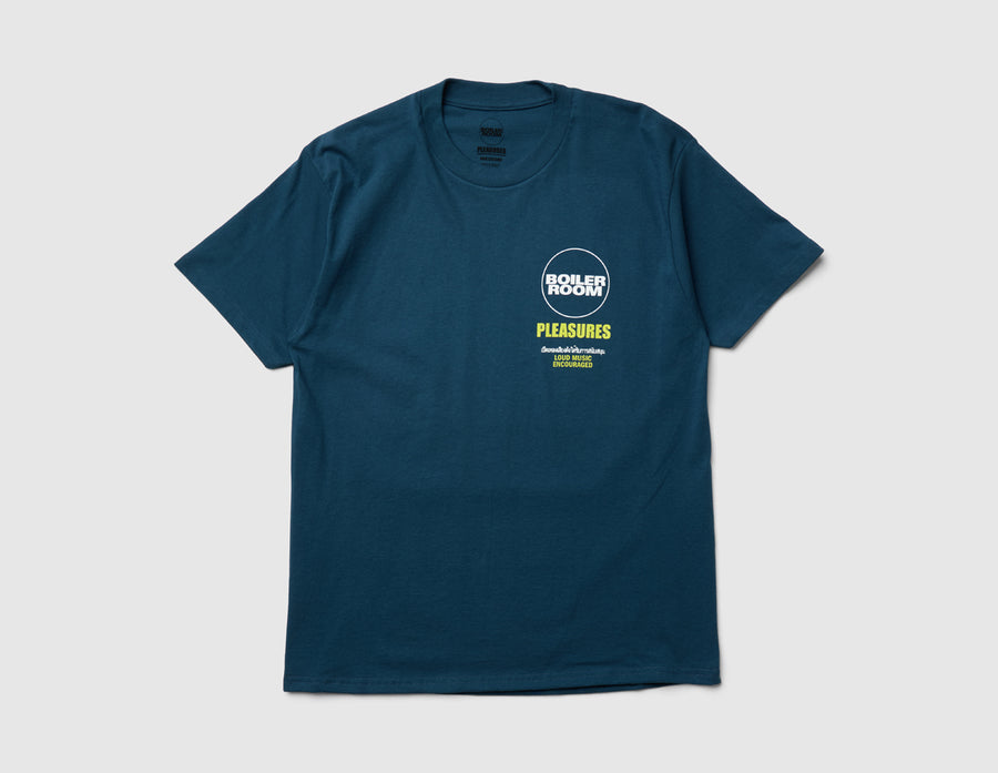 Pleasures Boiler Room Turntable T-Shirt / Blue