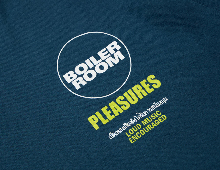 Pleasures Boiler Room Turntable T-Shirt / Blue