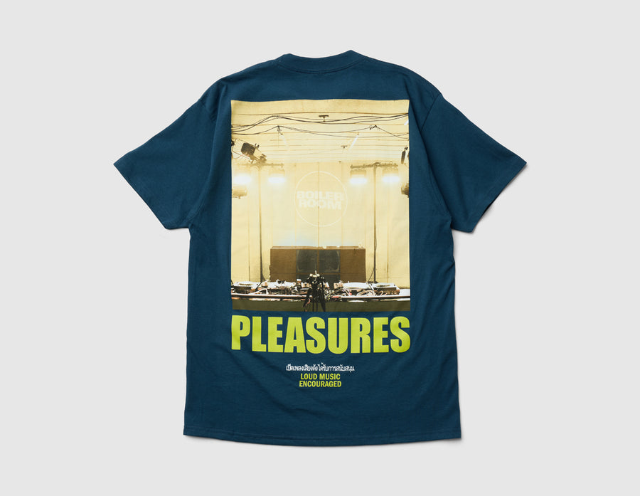 Pleasures Boiler Room Turntable T-Shirt / Blue