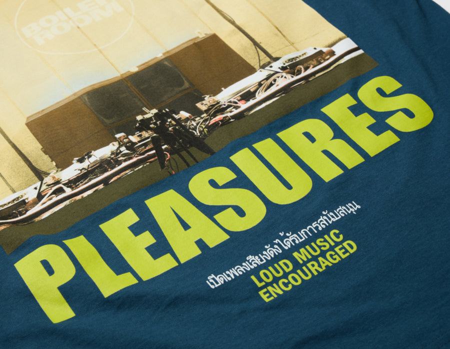 Pleasures Boiler Room Turntable T-Shirt / Blue