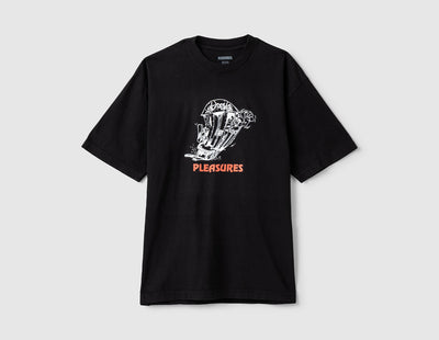 Pleasures 9th Street Tee Black