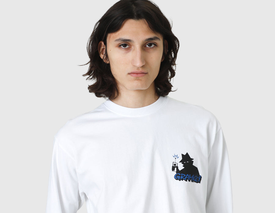 Real Bad Man x Gramicci Records Long Sleeve T-shirt / White