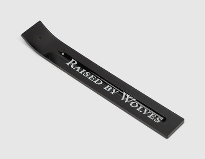 Raised By Wolves Acrylic Incense Holder / Black