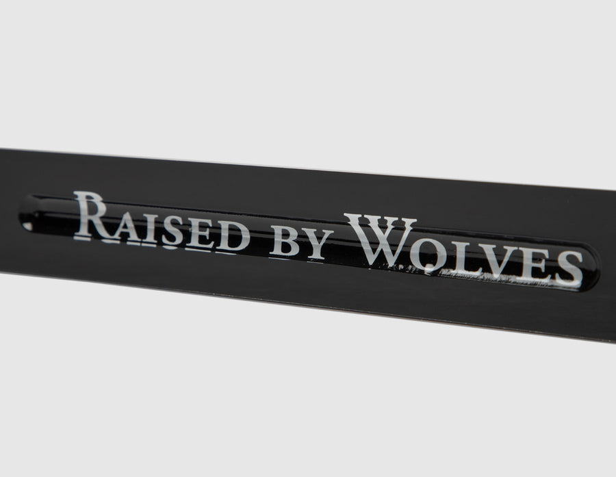 Raised By Wolves Acrylic Incense Holder / Black