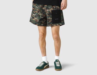 Raised by Wolves Ripstop Camp Shorts / Green Digicam