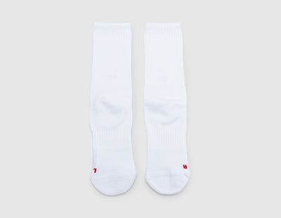 Raised By Wolves Fuck Off Socks White