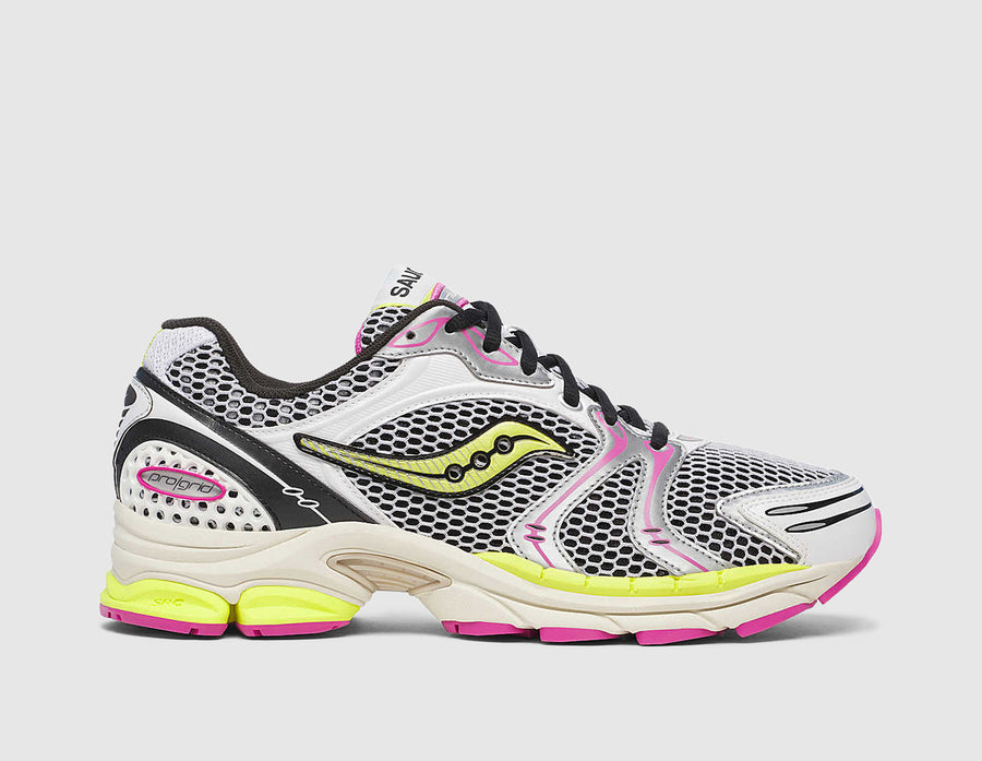 Saucony ProGrid Triumph 4 White / Fluo