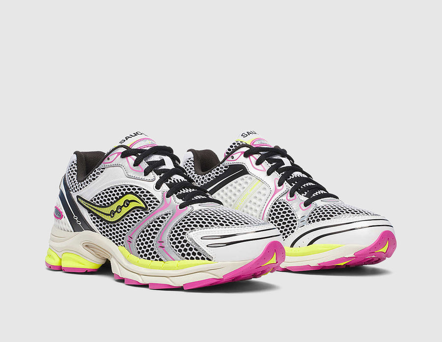 Saucony ProGrid Triumph 4 White / Fluo