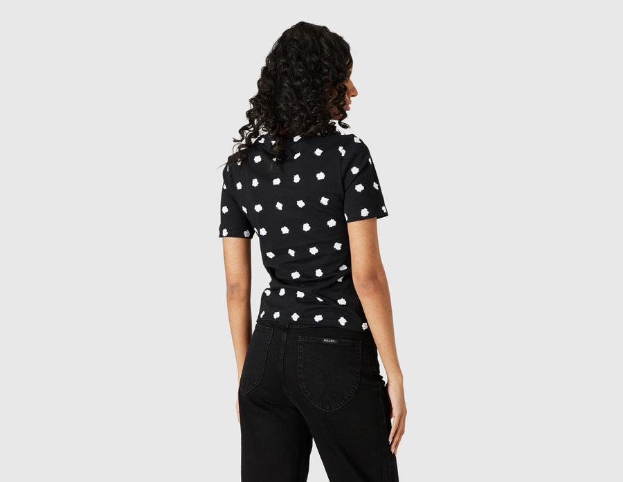 Fred Perry x Amy Winehouse Spot Print T-shirt / Black
