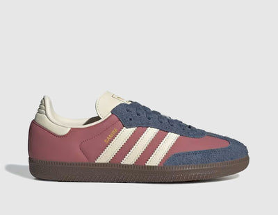 adidas Originals Women's Samba OG Preloved Crimson / Cream White - Preloved Ink - Low Top